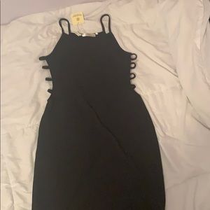 Fitted black dress